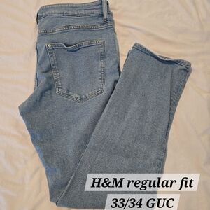 H&M Regular Fit Blue Jeans